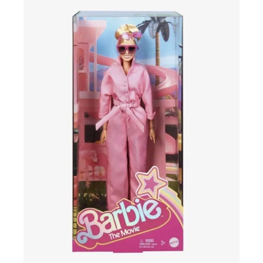 Barbie The Movie Doll Margot Robbie As Barbie In Pink Power Jumpsuit IN HAND
